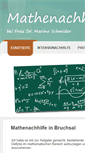 Mobile Screenshot of mathenachhilfe-bruchsal.de